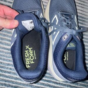New Balance Navy and Light Gray Fresh Foam Running Shoes